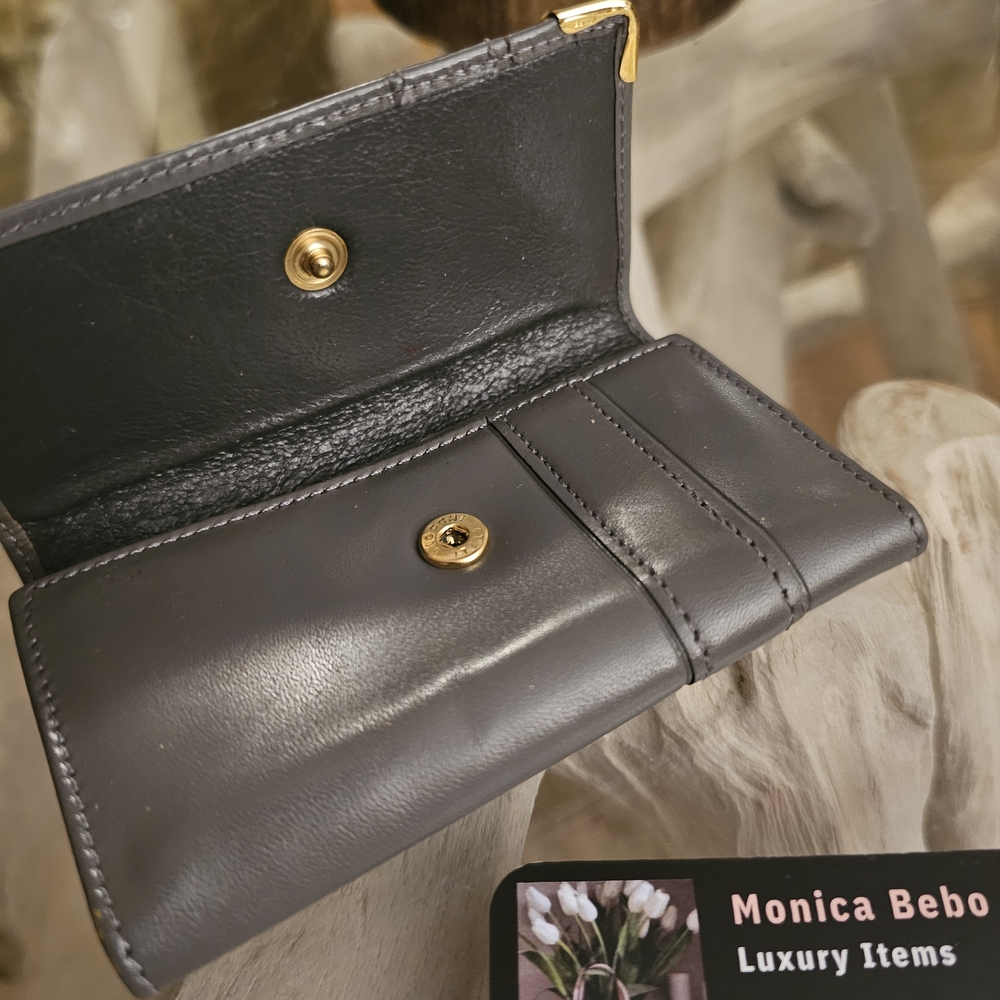 Gray Leather Key Case Phillippe Charriol - Picture 2 of 7
